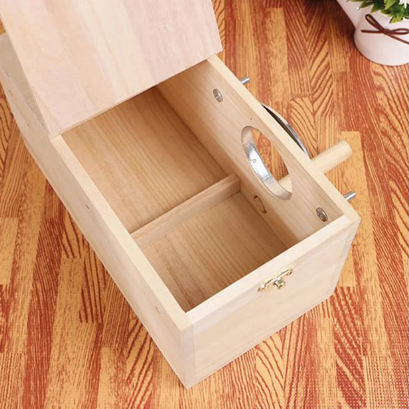 Jaula de madera para pájaros, caja nido para cría, nido para incubar, periquitos, cóctel, Finch, Lovebird, loro, casa de pájaros