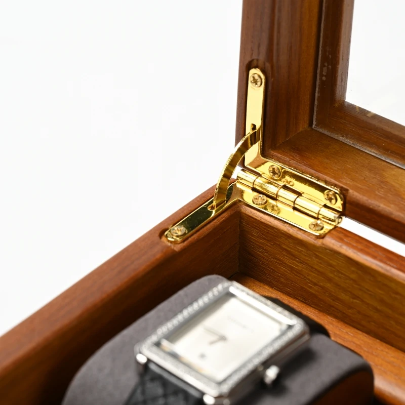 Oirlv Caja de reloj con 10 ranuras, estuche organizador de joyas, organizador de relojes, estuche de exposición multifuncional grande para relojes, caja de almacenamiento para relojes