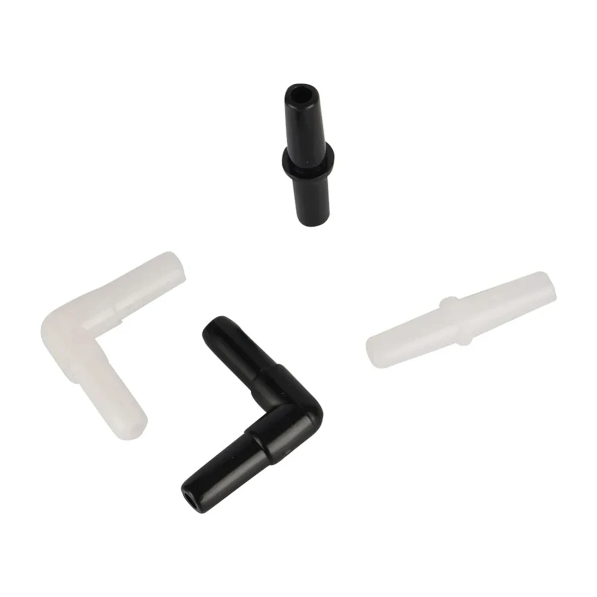 Accesorios de oxigenación para pecera, manguera en T de 4mm, codo recto en forma de Y, adaptador de tubo de aire de 3 vías, junta de tubo de agua para acuario, 20/100 Uds.
