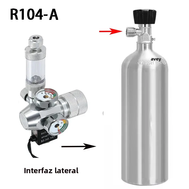 Nuevo Regulador de CO2 para Acuario DIY, Válvula Electromagnética, Contador de Burbujas, Sistema de Control de CO2, Válvula Reductora de Presión de CO2 para Peceras