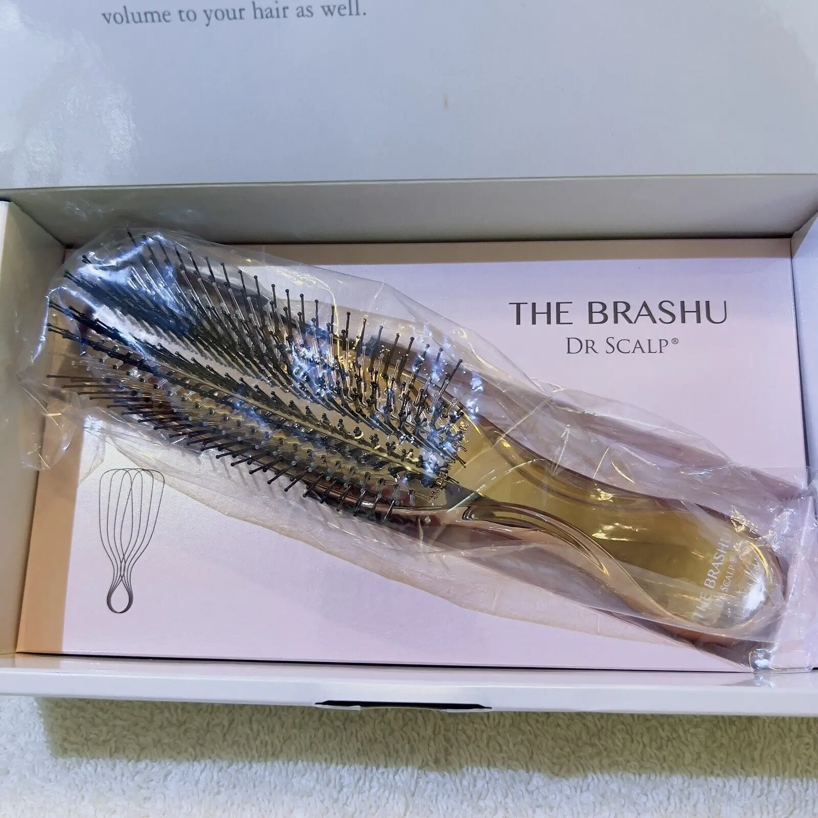 Cepillo de masaje The brashhu Dr. Scalp, champú para el cabello, Limpieza Profunda, hecho en Japón