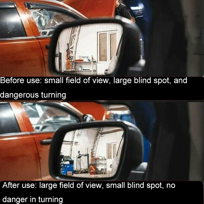Espejo retrovisor gran angular 800R, repuesto de calefacción, marcha atrás antideslumbrante para Tesla Model 3 Y X S, accesorios, 1 par