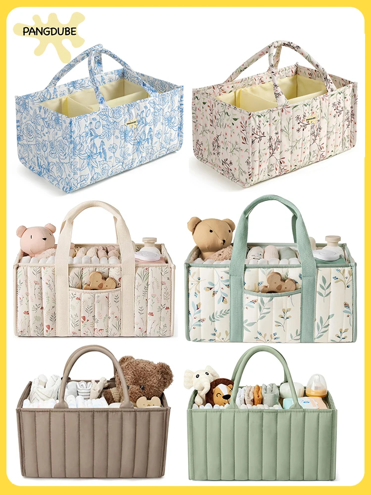 Organizador de Pañales PANGDUBE, Bolsa de Almacenamiento para Pañales de Bebé, Contenedor para Artículos de Recién Nacido, Porta Pañales, Regalo para Baby Shower