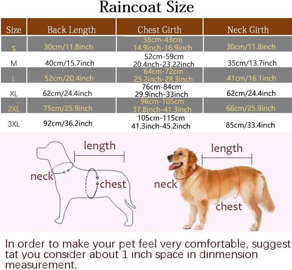 Chubasquero con capucha para mascotas a la moda, chubasquero para perros, ropa reflectante para perros estilo capa para mantener a su perro seco y cómodo en lluvioso