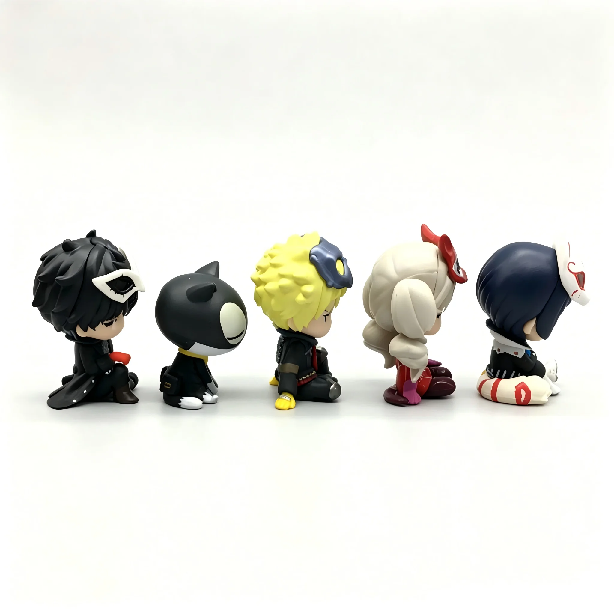 En stock: Caja sorpresa de juguete P5 Royal Edition - Figuras de colección de Joker, Mona, Skull, Panther, Fox (Sentados uno al lado del otro)