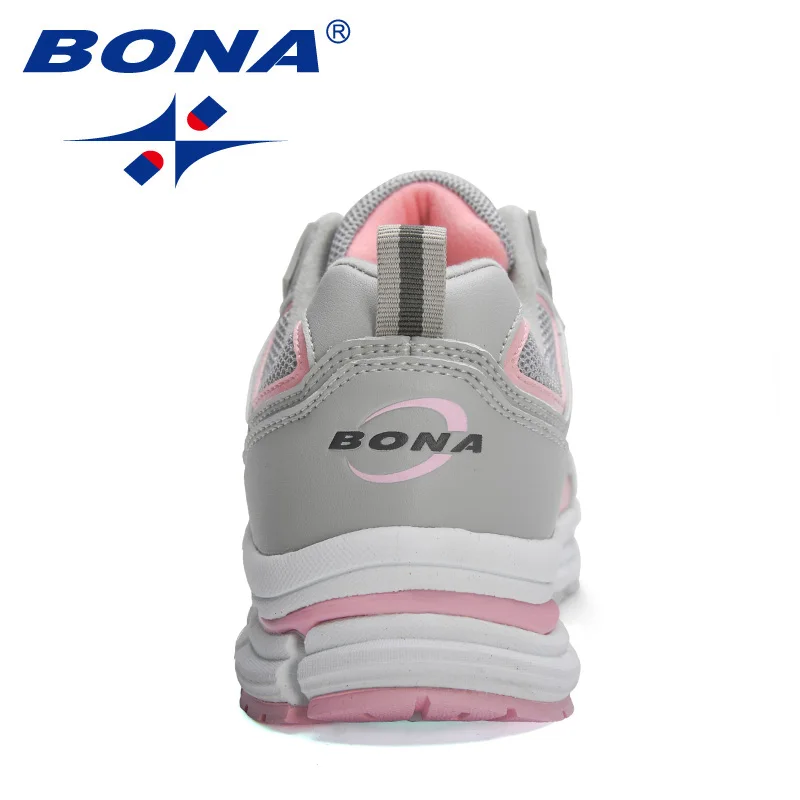 BONA, nuevos diseñadores, zapatos para correr, zapatos deportivos transpirables para exteriores, zapatillas ligeras para mujer, zapatos atléticos cómodos para mujer