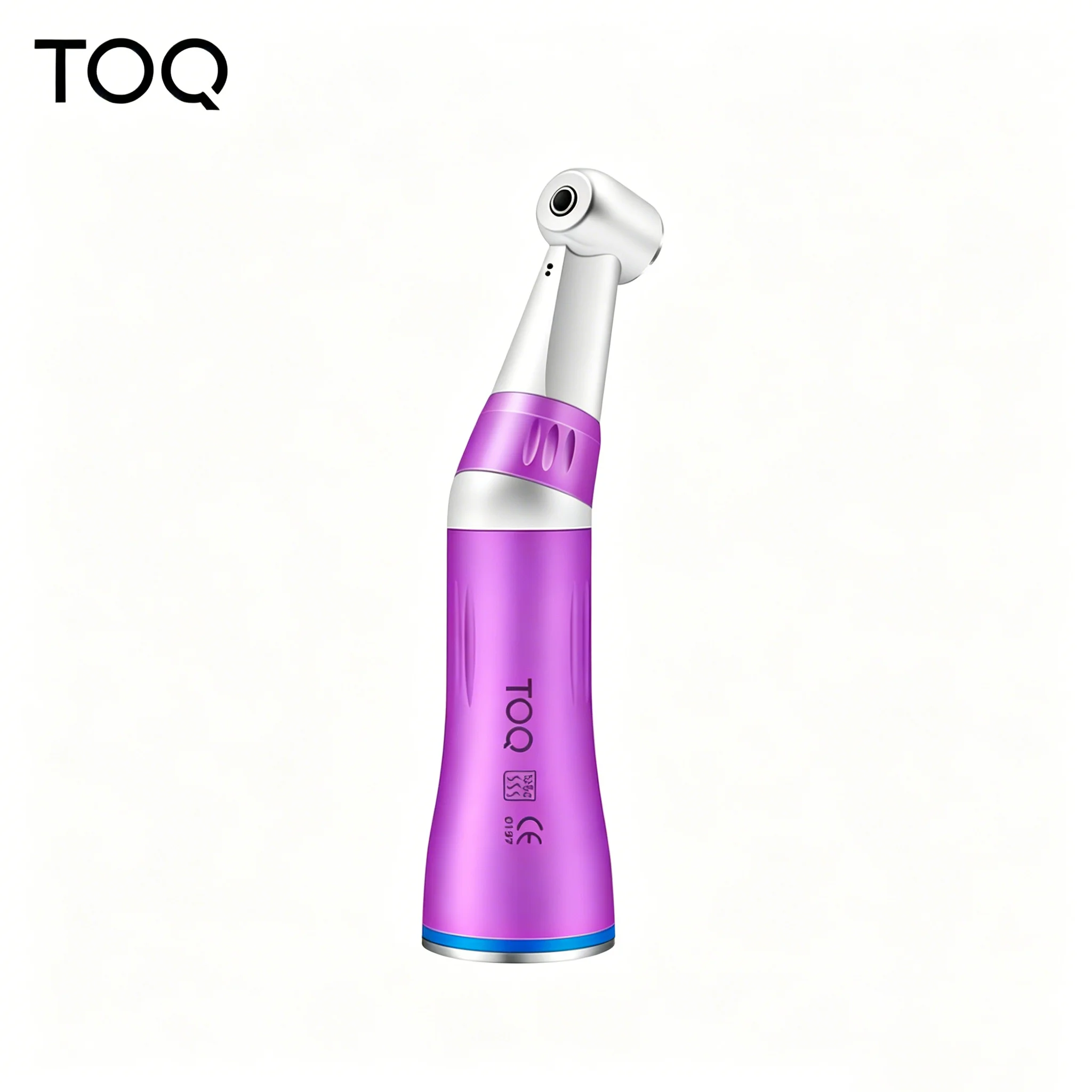 TOQ Inner Contra-ángulo de baja velocidad con pulverización de agua, relación 1:1, tipo E, herramientas dentales profesionales de alta gama, juego de 2/4 orificios para motor de aire