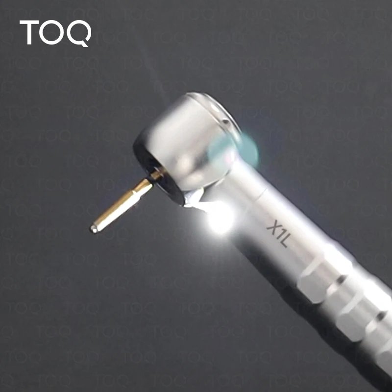 Pieza de mano dental X1L LED de alta velocidad con cabezal de torque, turbina de aire, generador eléctrico, rodamiento cerámico, puntas para dentista, triple pulverización de agua, 2/4 orificios