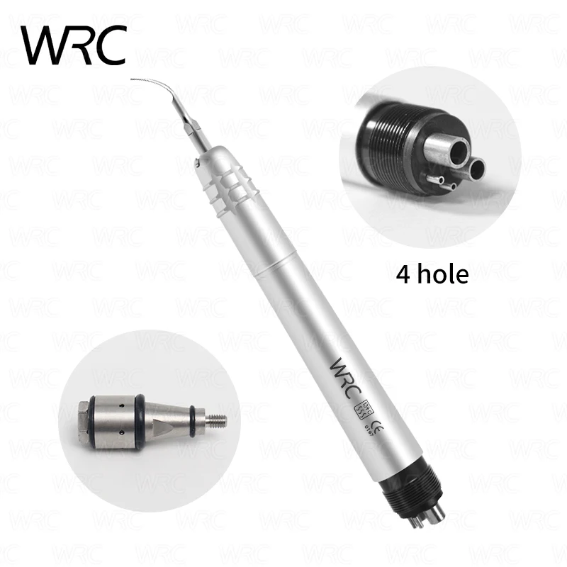 Pieza de mano neumática para limpieza dental de 2/4 orificios con puntas G1 G2 G3, 17000Hz, para uso en clínicas dentales