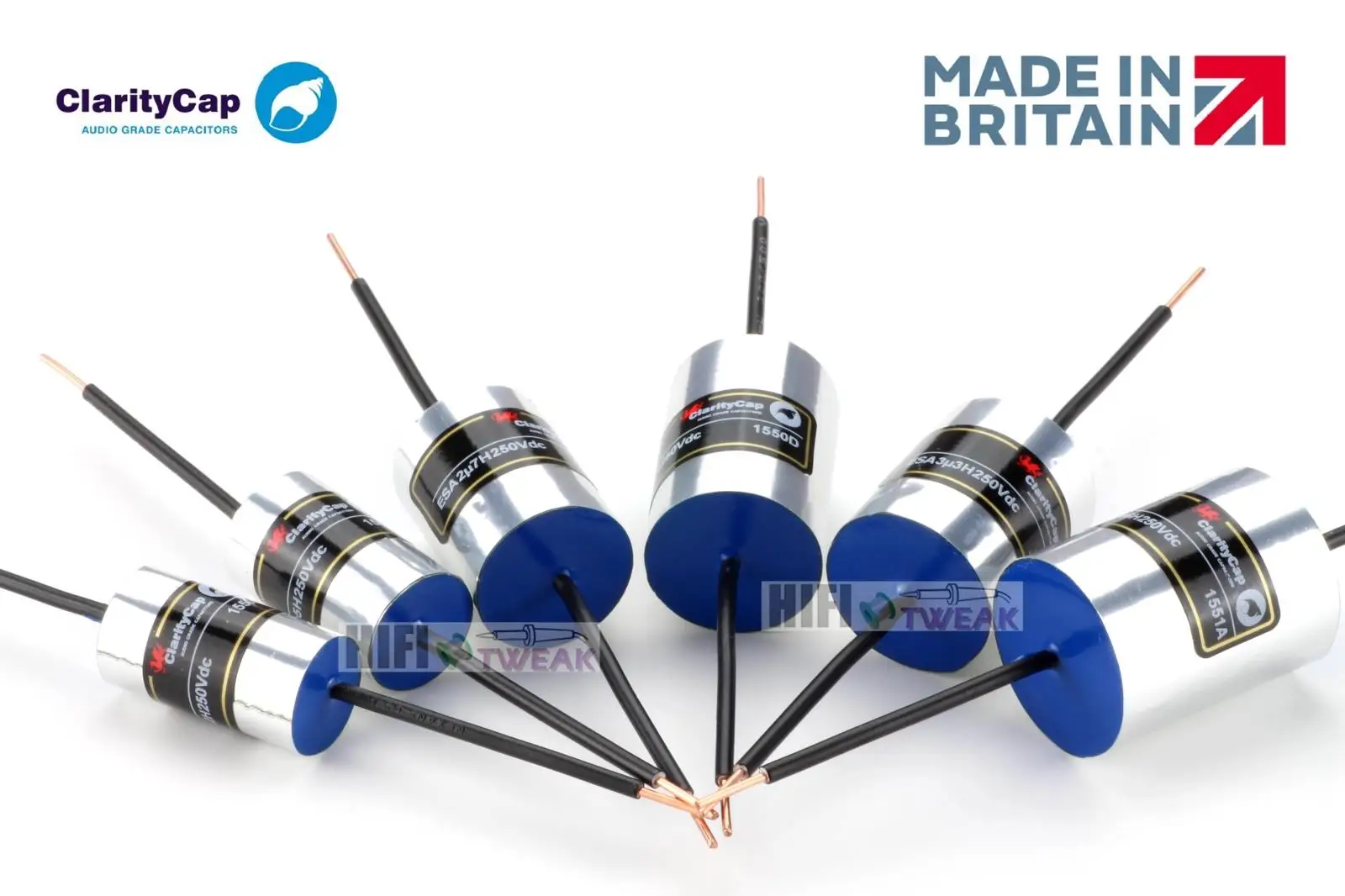 2 unids/lote original británico Claritycap (ICW) ESA 3% insignia audiófilo acoplamiento de audio condensador cruzado envío gratis