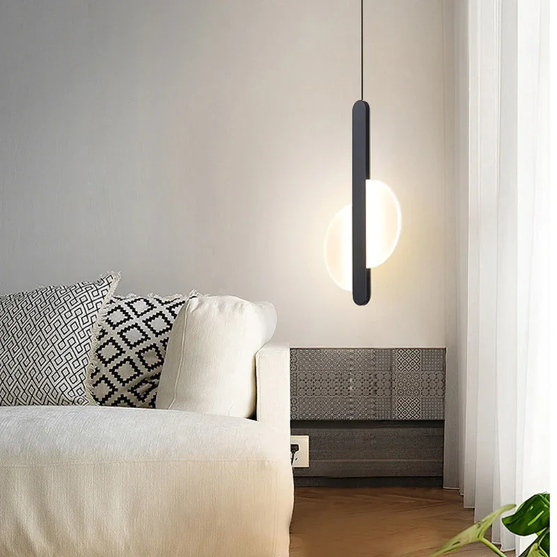 Luces colgantes LED, lámpara colgante moderna, candelabros, iluminación interior, decoración del hogar para sala de estar, dormitorio, lámpara de noche