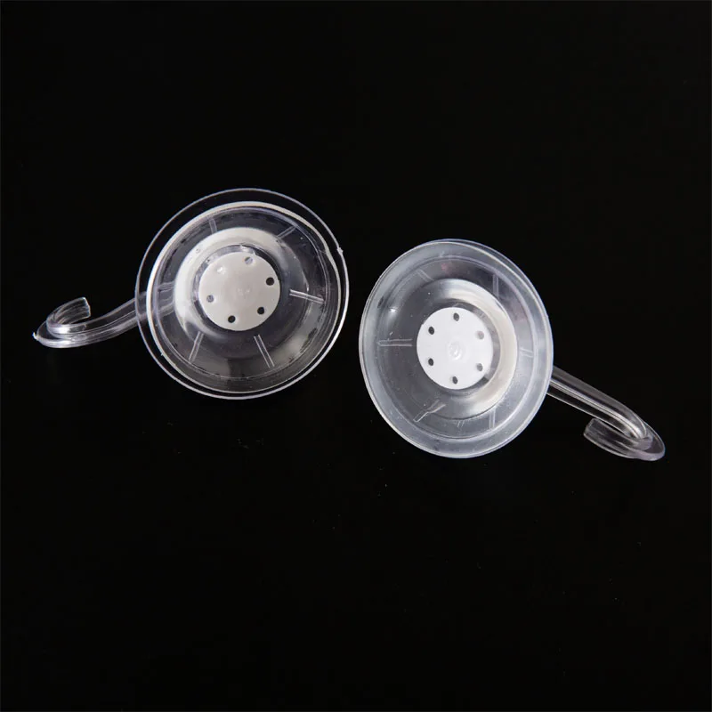 Gancho de Succión, Gancho de Succión al Vacío Transparente y Reutilizable de Alta Resistencia, Accesorios de Cocina de Vidrio, Gancho para Toallas de Baño