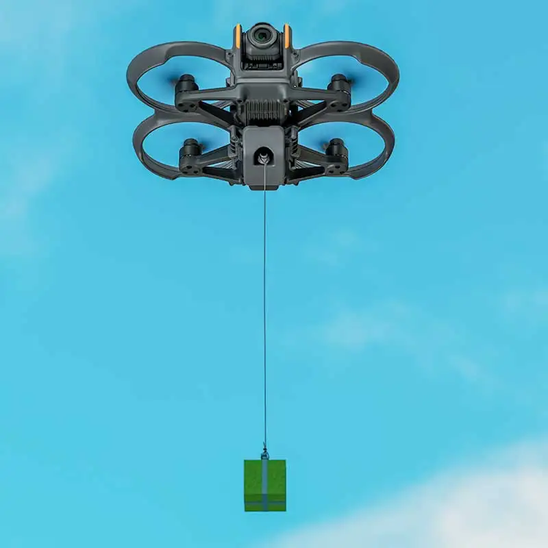 Sistema Airdrop de 12KM para DJI Avata 2, accesorios para drones, lanzador, dispositivo de transporte de gotero de carga útil