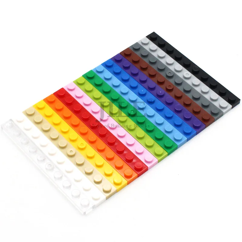 20 piezas placa Moc 1x10 DIY creativo iluminar nociones básicas bloques de construcción compatibles con 4477 ensambla juguetes de partículas