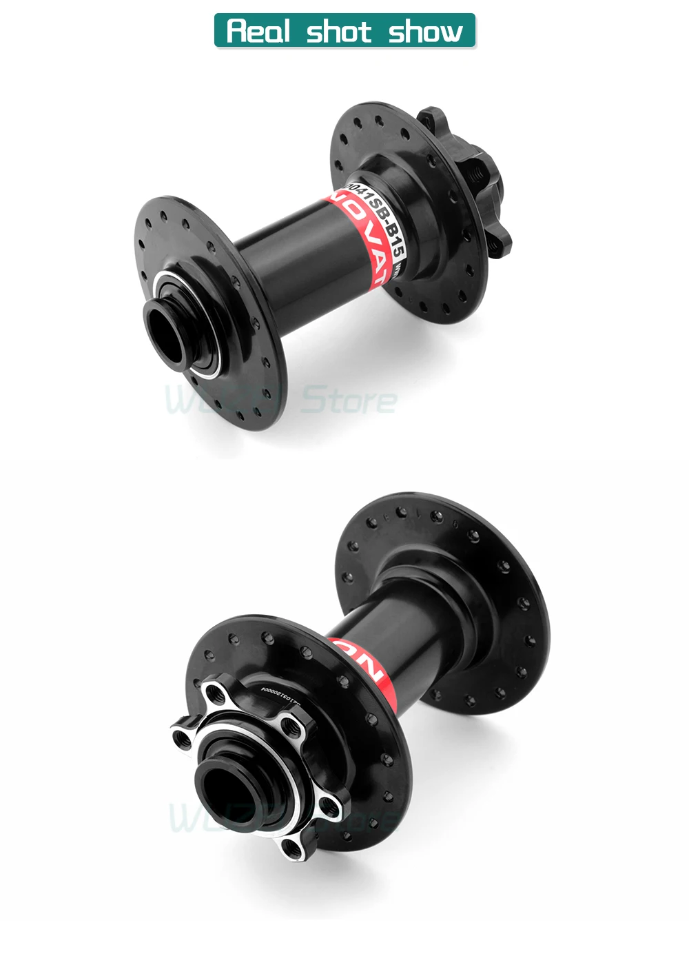 Buje Novatec Boost D041SB-15 15x110mm buje delantero mtb 32 orificios a través