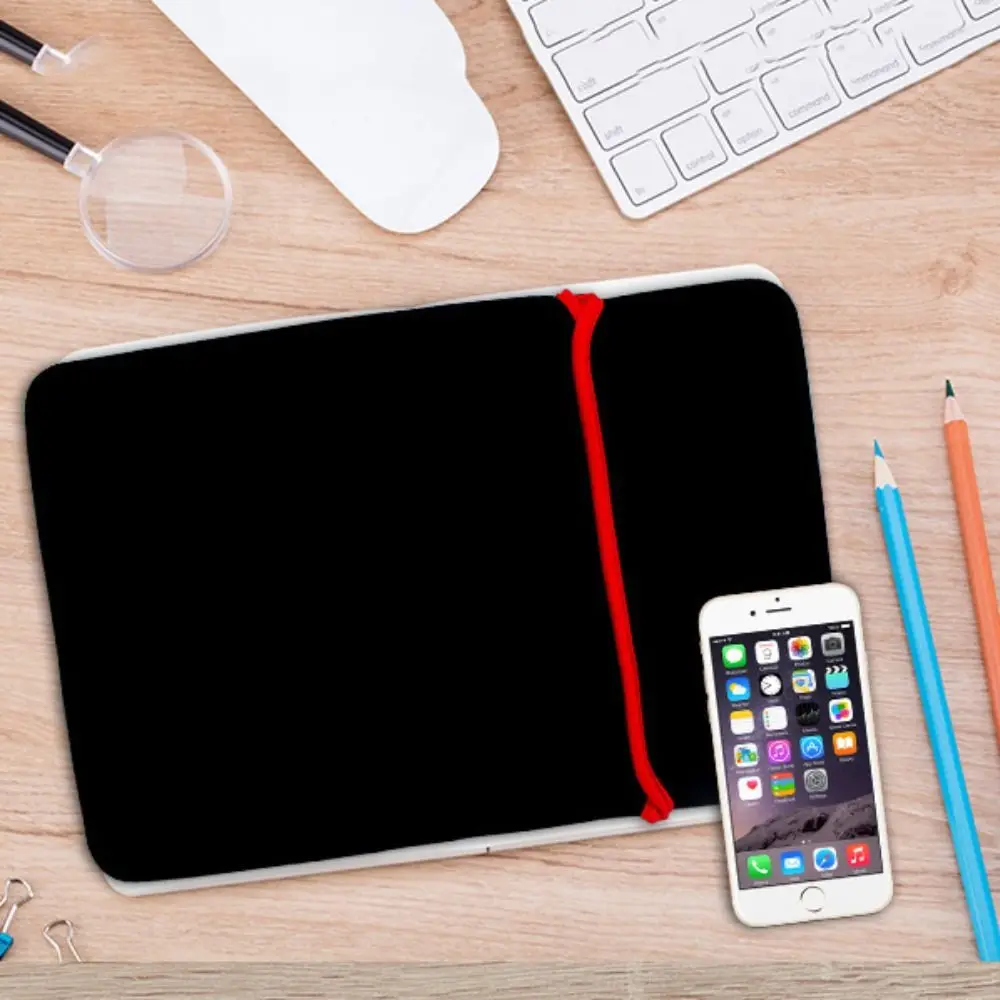 Funda de neopreno suave para ordenador portátil, bolsa protectora para tableta, accesorios para Notebook, 7-17 pulgadas