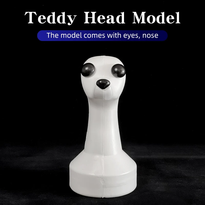 Cabeza de Perro de Peluche Simulada para Práctica de Estilistas, Peluquería Canina, Peluca para Perros, Estudio de Peluquería Canina
