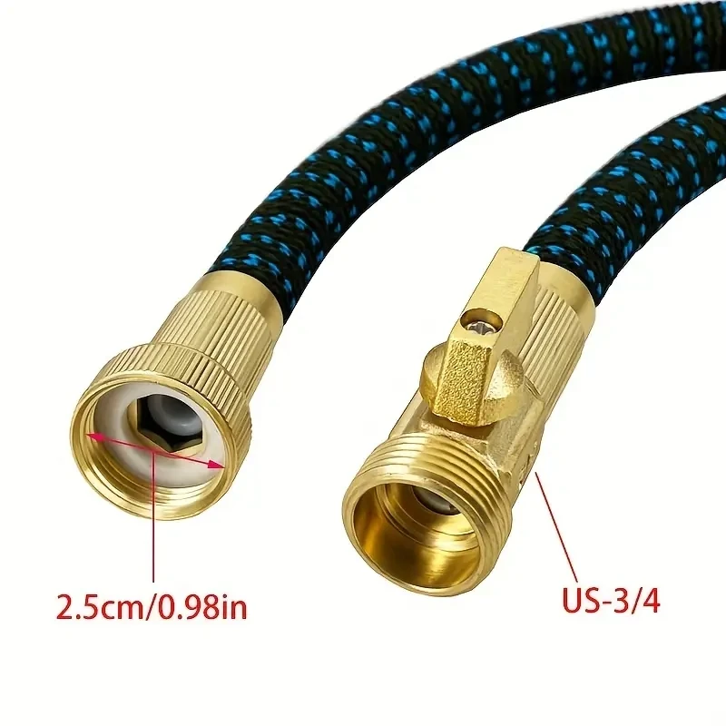 Manguera mágica expandible para riego y limpieza de jardín, conector de 3/4 ", cabezal de aspersor, dispositivo de riego, sin kinks