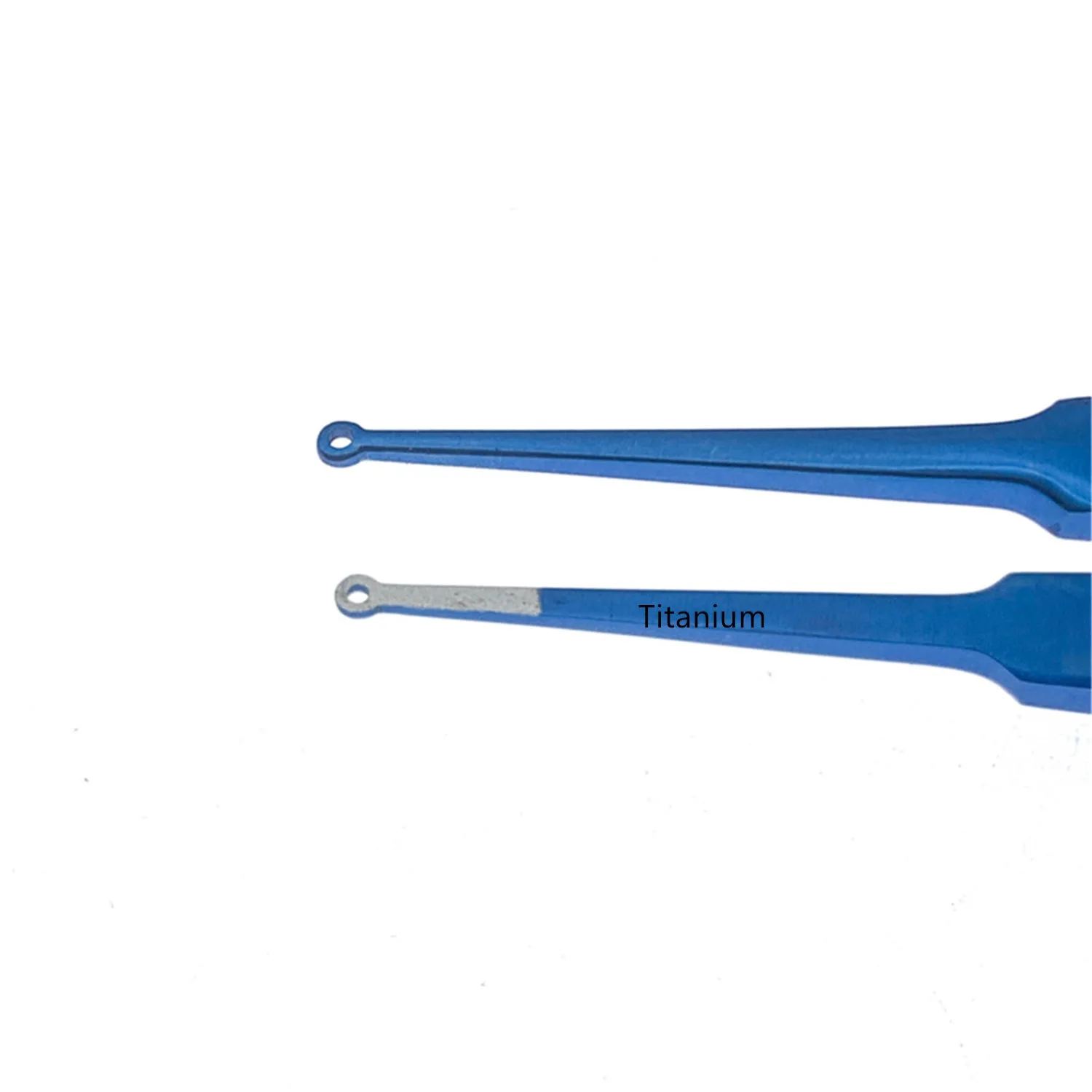 Pinzas para pañuelos cardíacos de las fuerzas vasculares, pinzas para disección cardíaca de titanio, mango plano, mango redondo, microinstrumento quirúrgico