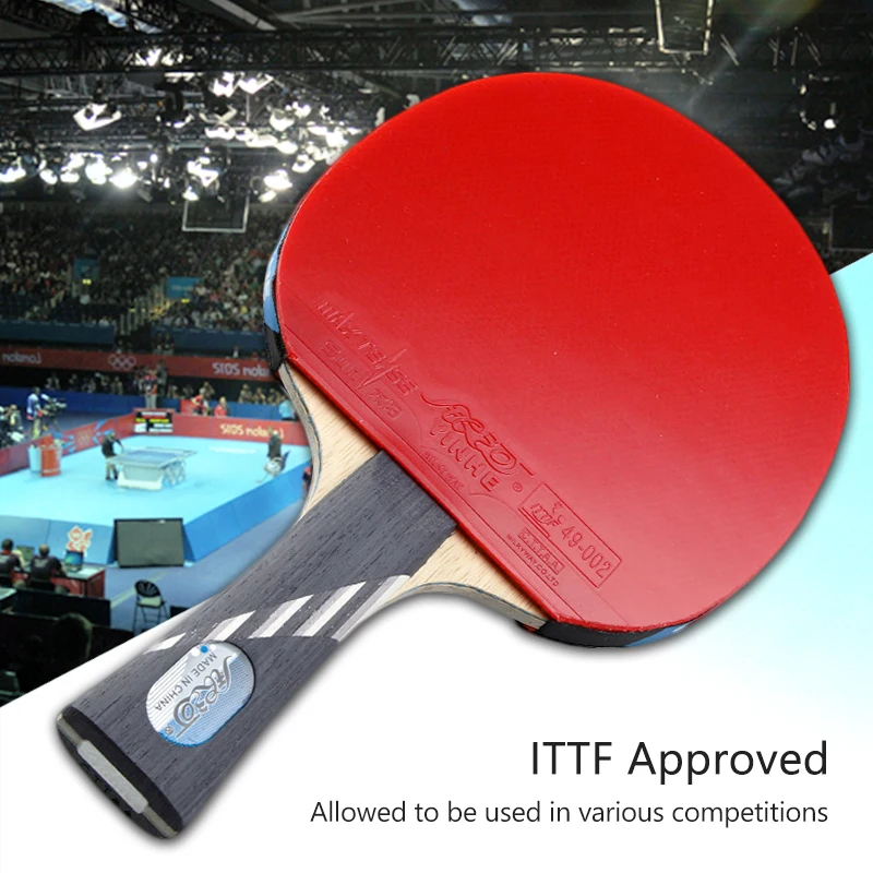 Yinhe-raqueta de Ping Pong 10-star 10B, raqueta de tenis de mesa de carbono para ataque rápido intermedio con Control fino