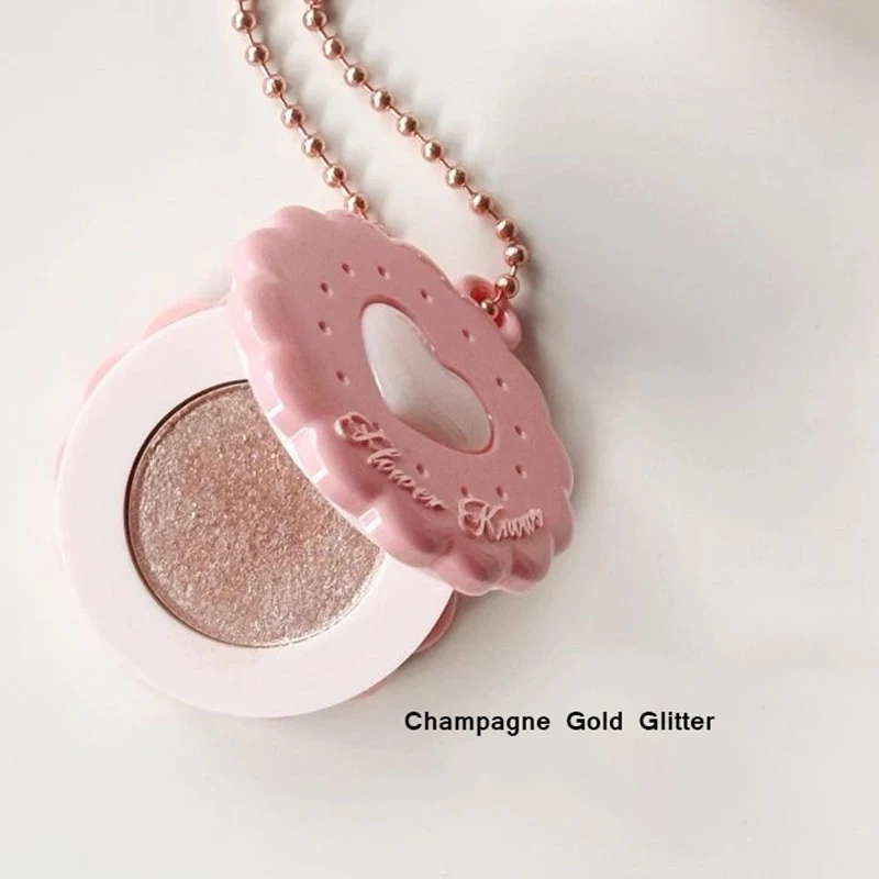 Flower Knows-paleta de sombra de ojos con purpurina, serie Moonlight Mermaid, joyería de concha de alto pigmento, juego de brochas de maquillaje para colorete, acabado mate