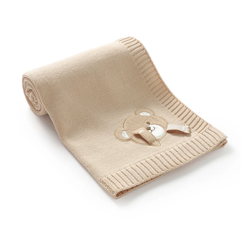 Mantas de punto para bebé de 90*70cm, cómodas, portátiles, para todas las estaciones, para recién nacidos, niños y niñas, manta para envolver mensual, edredón celular.