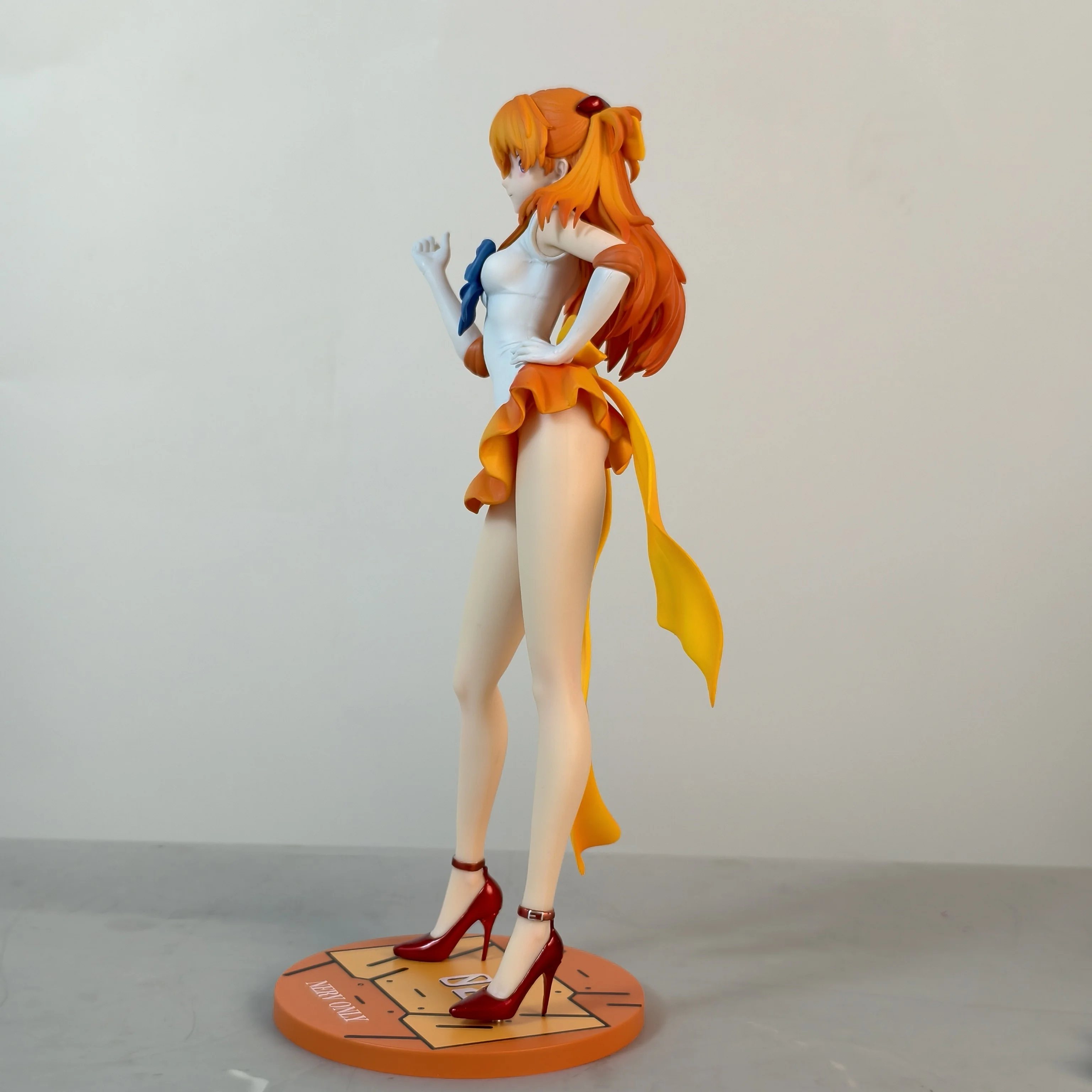 Figuras de Anime EVA Asuka de 29 cm y 11,4 pulgadas, estatua de PVC, adorno de escritorio, colección de figuras, modelo de decoración, juguetes para habitación, escritorio, regalos