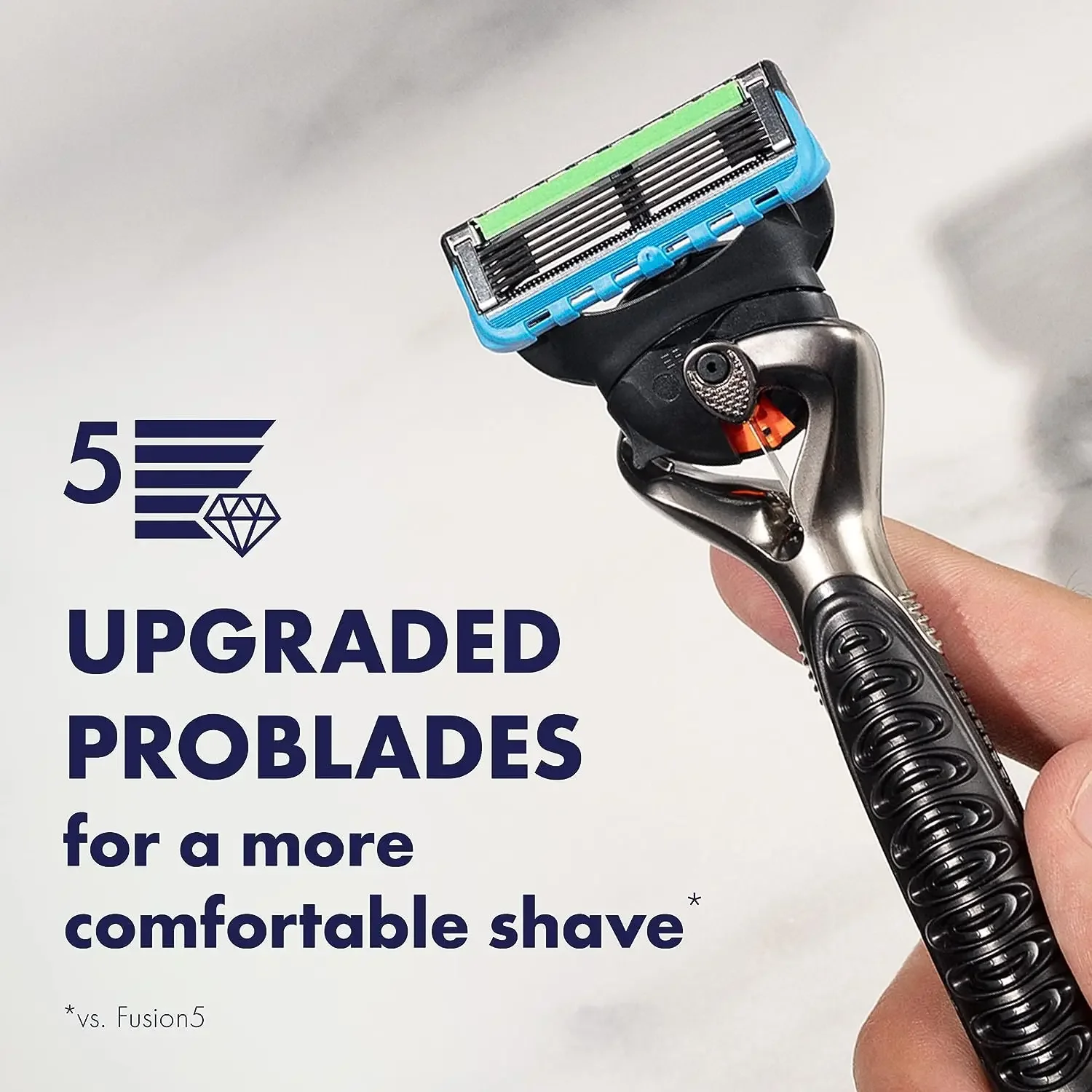Cuchilla de fusión Gillette para maquinilla de afeitar Gillette Fusion Proglide Proshield, recambios de maquinilla de afeitar de seguridad, adelgazamiento cómodo, cuidado facial