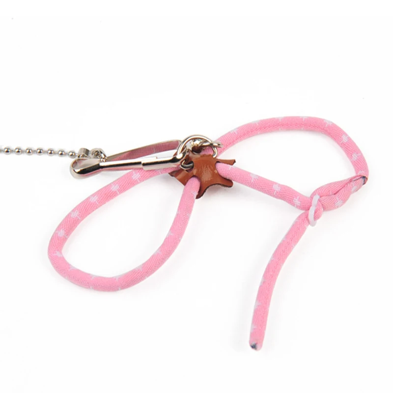 Nuevo arnés suave ajustable para mascotas pequeñas, correa para pájaros, loros, ratones, hámster, hurones, rata, correa para cerdo, accesorios para conejillos de indias