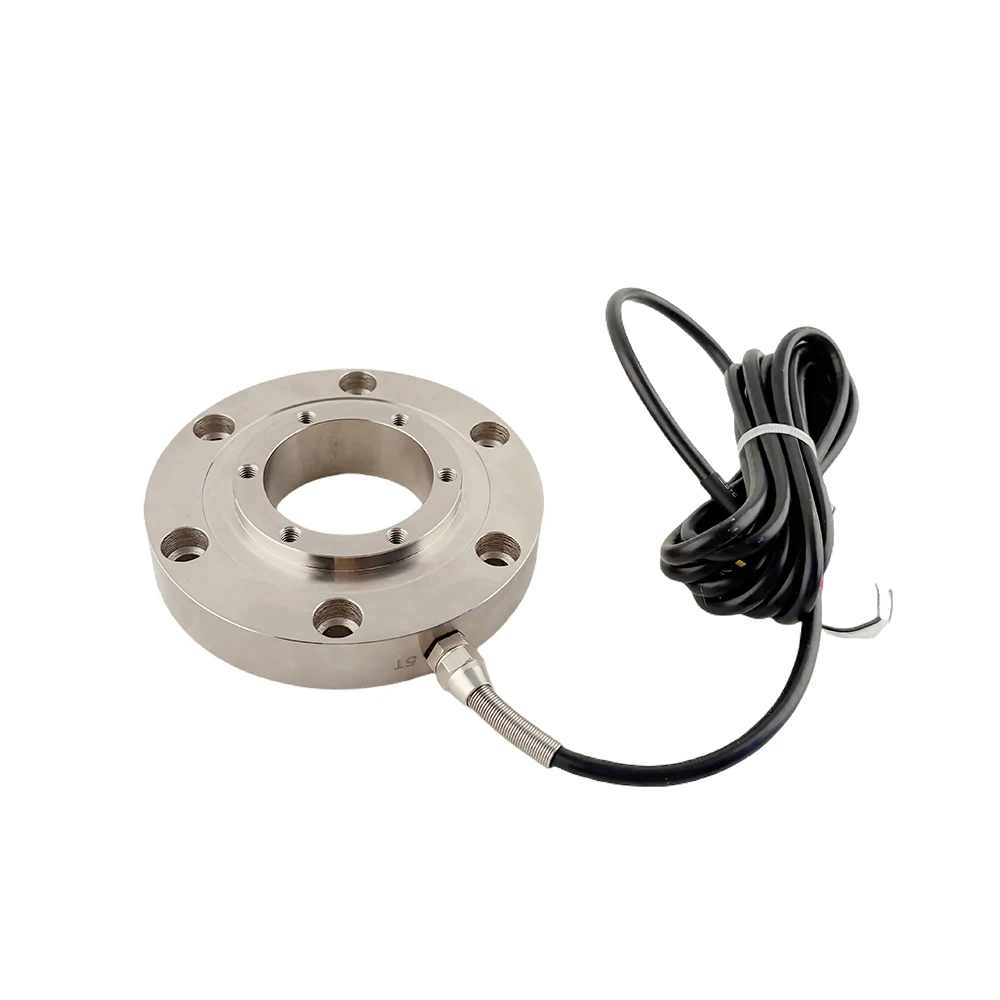 Célula de carga de anillo hueco tipo pancake, sensor de presión 0.1% F.S. Precisión para la Automatización Industrial y Pruebas de Pesaje