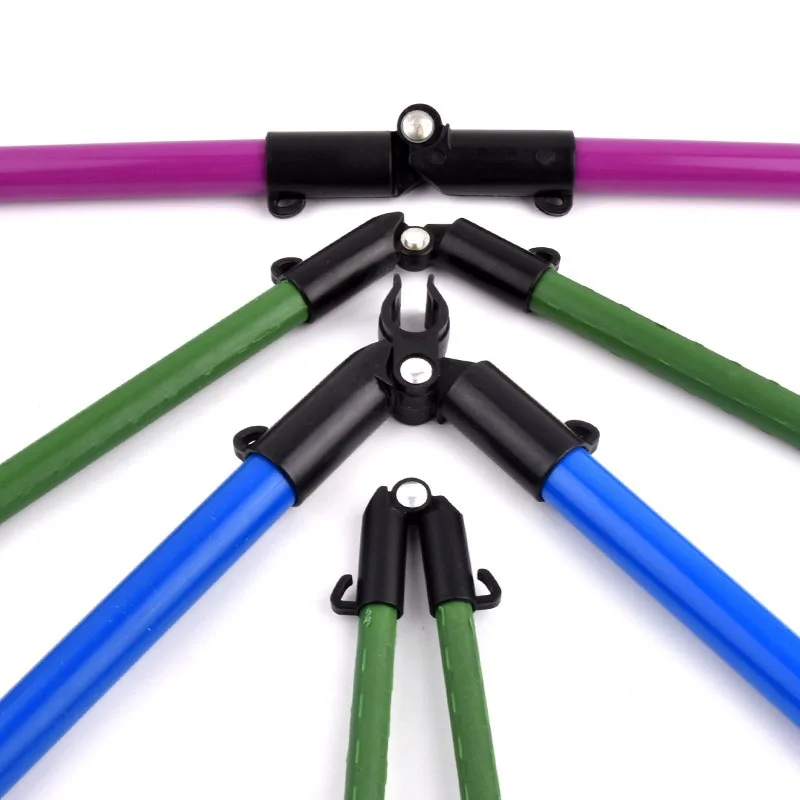 10 Uds soporte para plantas Clips de plástico universales pilares de conector fijo, accesorios ajustables de sujeción de 8/11/16/20mm de diámetro