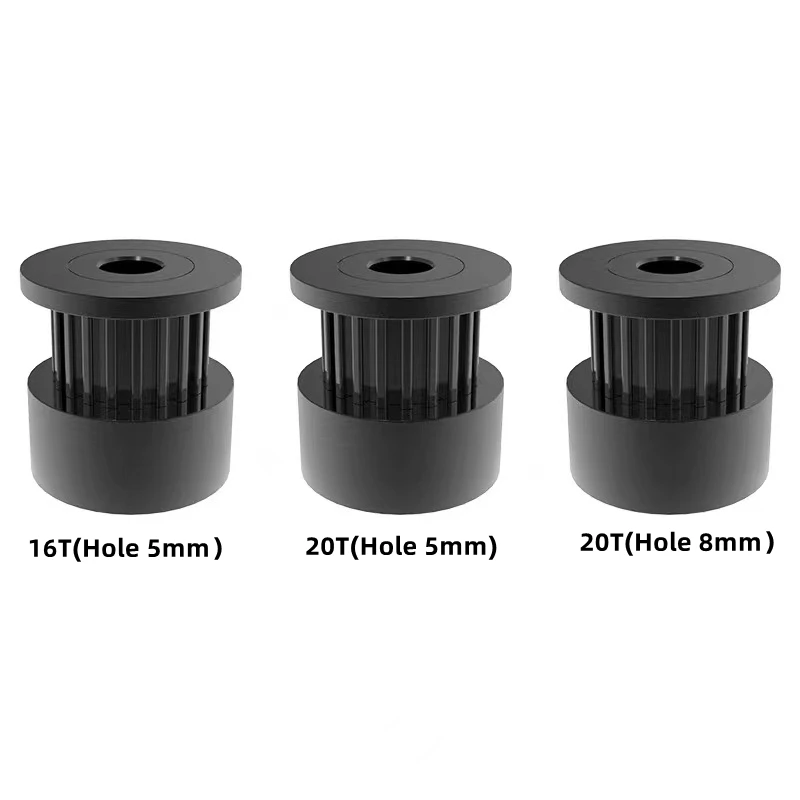 Rueda Sincronizadora 2GT de 16, 20, 30, 36, 40 Dientes, Polea de Sincronización 2GT con Diámetro Interior de 4/5/6/6.35/8 mm para Correa de Distribución GT2 de 6 mm de Ancho, Piezas para Impresora 3D y CNC