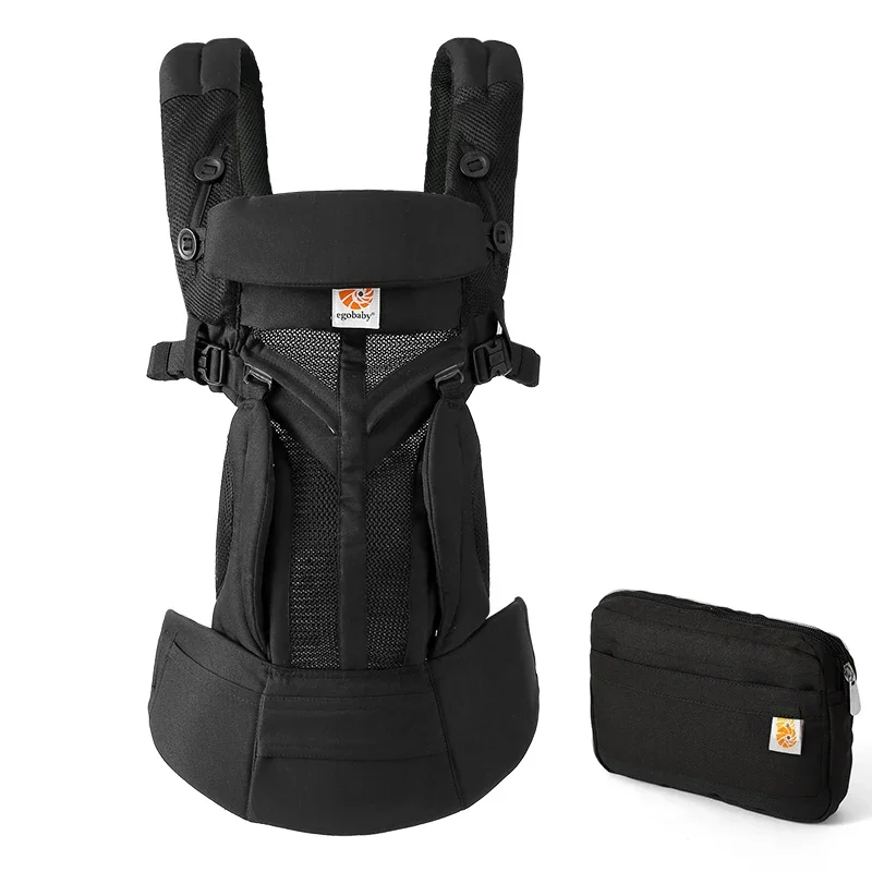 Egobaby 360 Omni portabebés de algodón transpirable ergonómico mochilas soporte hombro cintura cinturón Sling tirantes