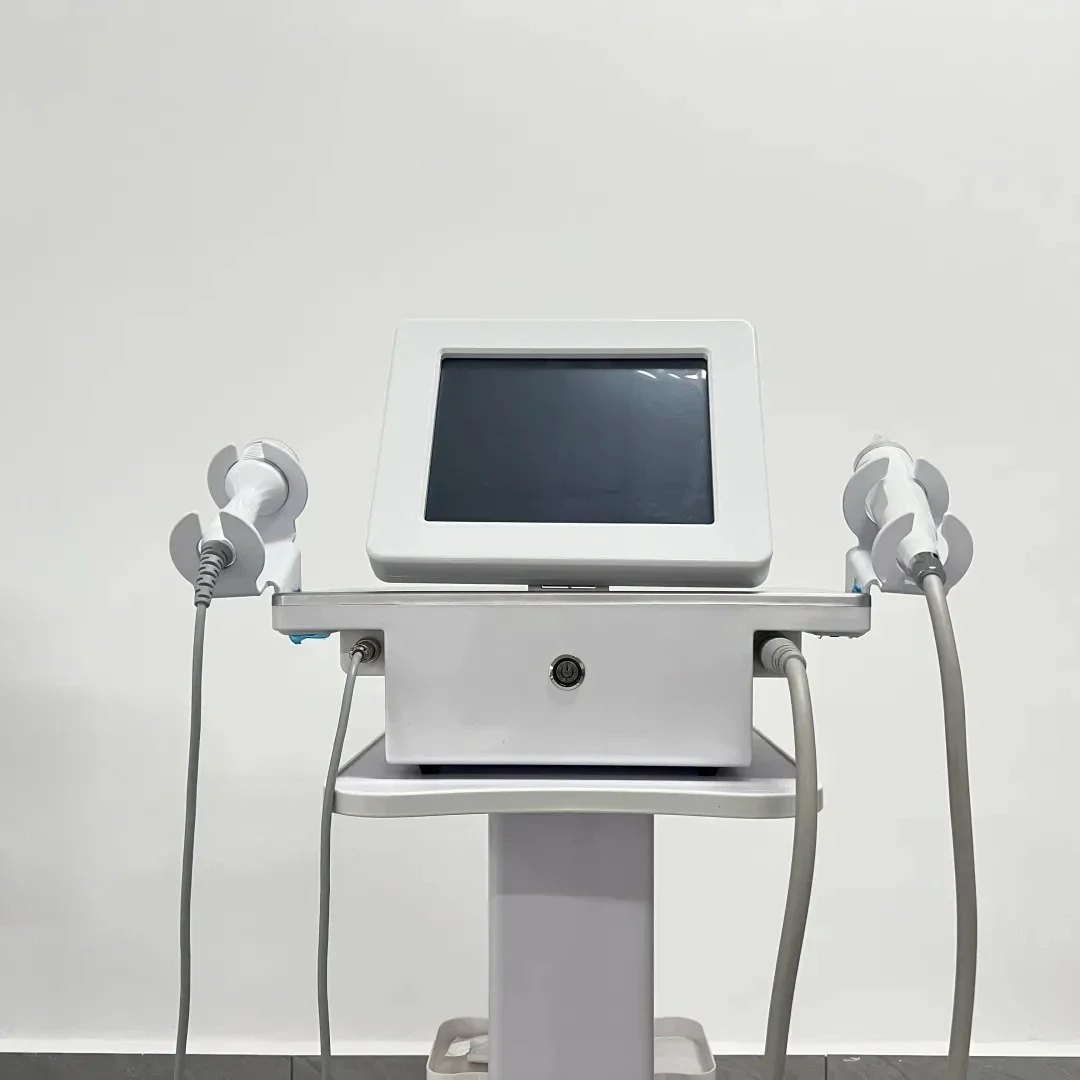Máquina de microagujas RF dorada 2 en 1, dispositivo de reparación de la piel microcristalina, eliminación de arrugas, dispositivo de estiramiento de la piel para salón de belleza