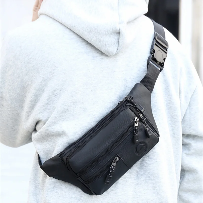 Riñonera Impermeable Unisex de Moda, Bolsa de Cintura para Hombre, Bolsa de Canguro para Mujer, Bolsa para Teléfono, Monedero de Trabajo - Accesorios de Viaje para Hombres y Mujeres