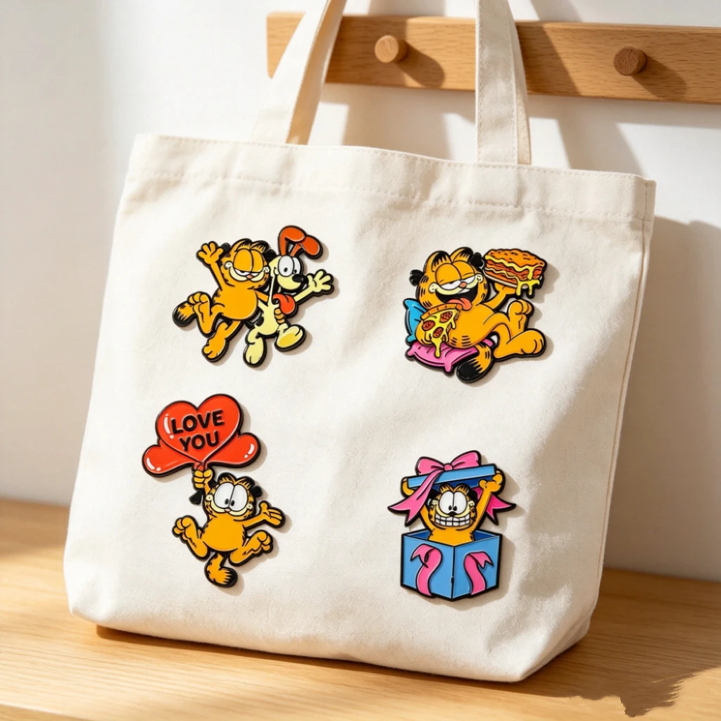 4 Piezas de Broches de la Serie de Gatitos Lindos, Envío Aleatorio, Novedad, Creativos, de Personalidad, de Animación, de Dibujos Animados, Set de Insignias de Gatos