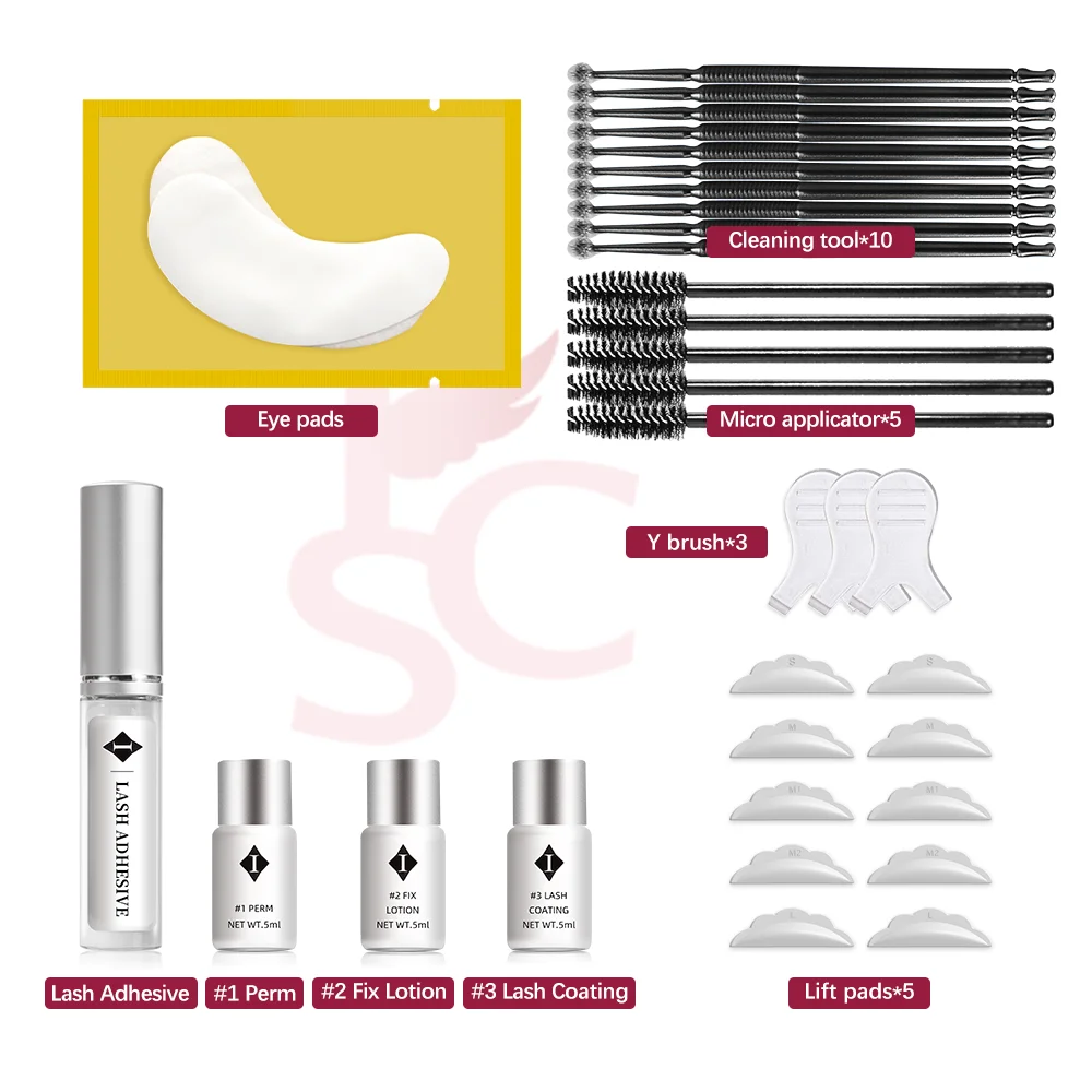 ICONSIGN-Juego de levantamiento de pestañas permanente, herramientas de maquillaje de belleza para cilios, 3-5 minutos, nueva versión