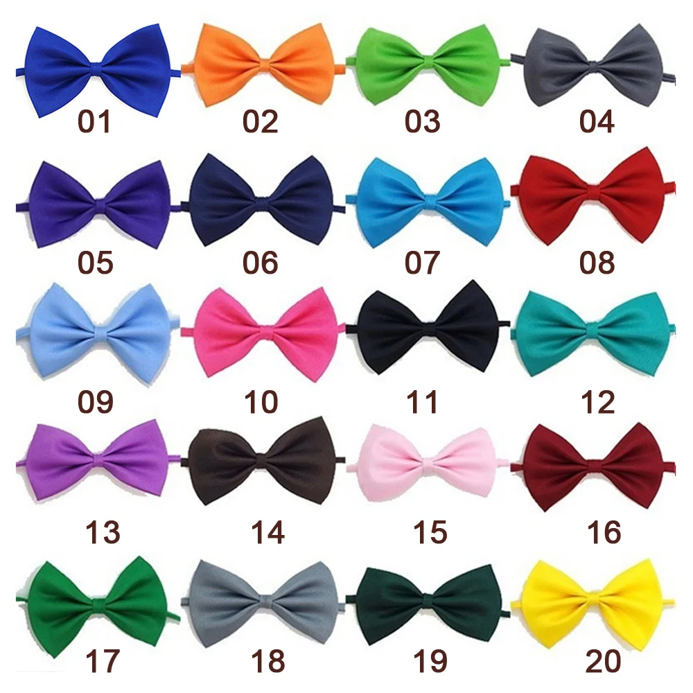 Venta al por mayor 100/50/20 lindo ajustable perro gato pajarita cuello personalizado cachorro pajaritas mascotas accesorios de aseo suministros para perros mascota