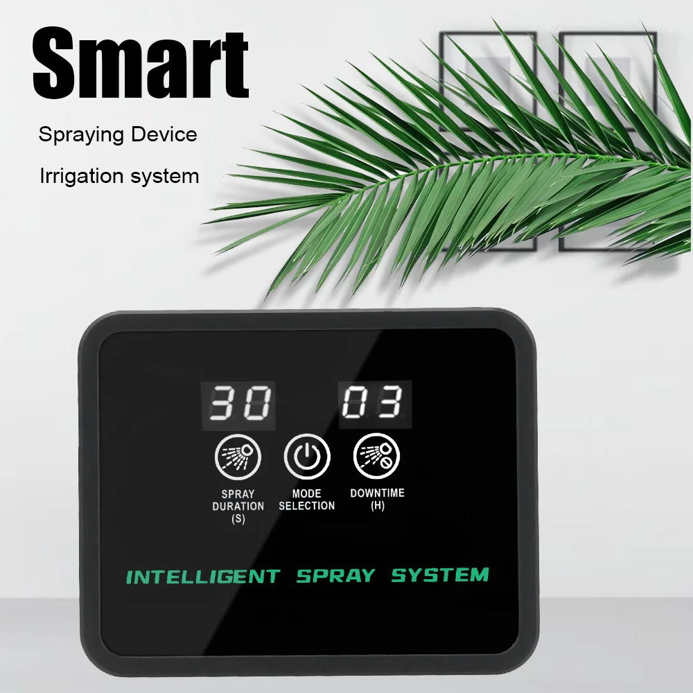 Pulverizador de plantas de jardín, sistema de riego automático con pantalla táctil, Kit de sistema de riego por pulverización