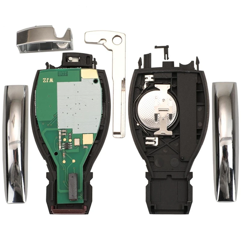 1 Uds. Llave de coche inteligente remota sin logotipo 2/3/4 botones 433MHz estilo BGA para MB Mercedes BENZ C E S compatible con NEC Original BGA F