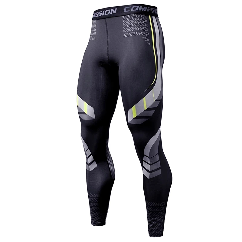 Pantalones de compresión para hombre, mallas de secado rápido para hombre, mallas deportivas para correr, ropa deportiva masculina, mallas deportivas de entrenamiento para gimnasio