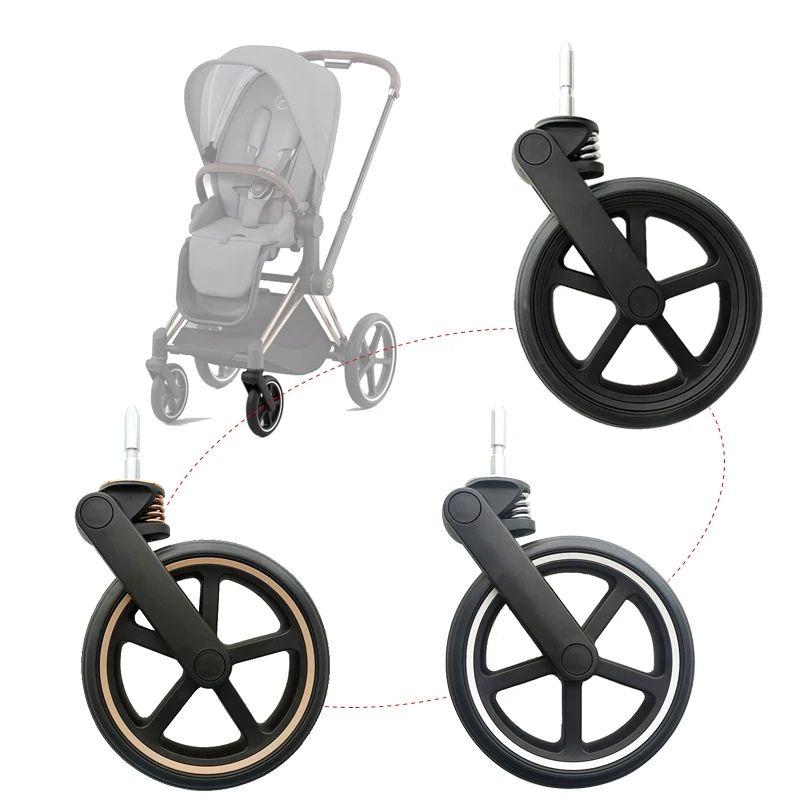 Rueda Delantera para Cochecito Cybex Priam 3/4 2019~2026, Reemplazo Directo, Accesorios para Cochecito de Bebé