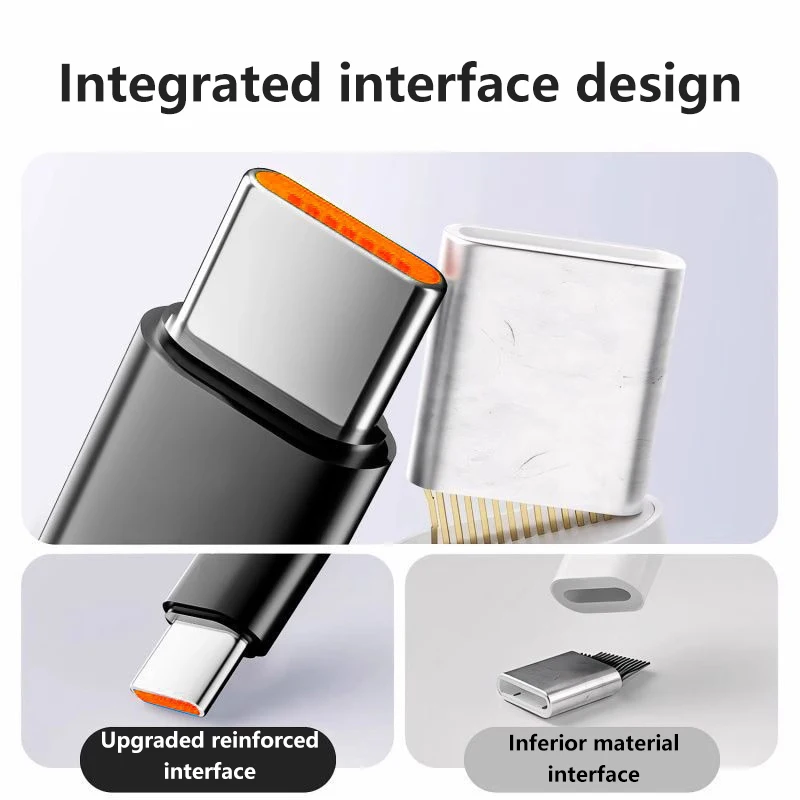 Nuevo cable USB tipo C de carga súper rápida de 10A y 240W para transferencia de datos, compatible con Xiaomi, Redmi, Huawei, en longitudes de 0.3/1/1.5/2/3m.