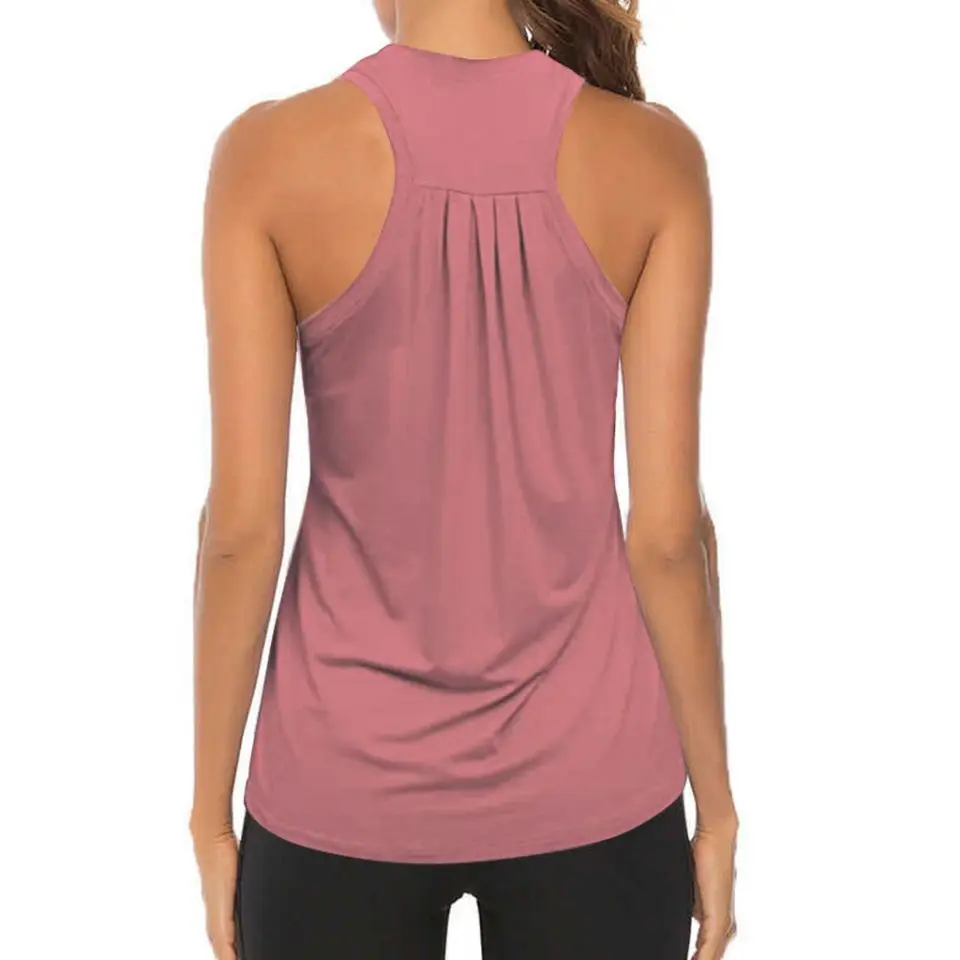 Camisetas de Yoga y gimnasio transpirables de secado rápido para mujer, Camiseta deportiva para Fitness, camisetas de manga corta para correr, ropa de entrenamiento