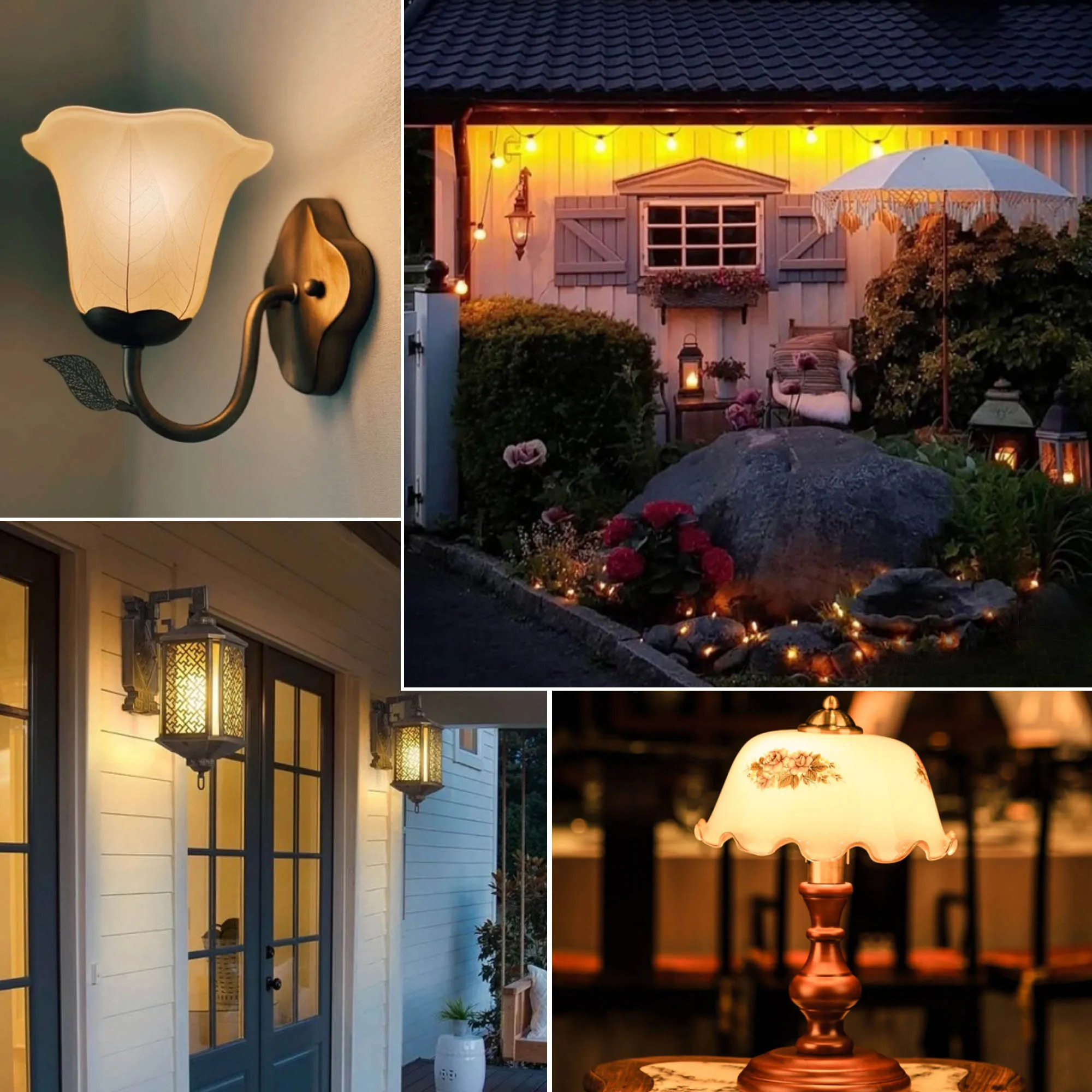 Bombillas LED Nocturnas G40 E27 de Bajo Consumo, 1W, Equivalentes a una Bombilla Incandescente de 10W, Regulables, Decorativas, con Forma de Diamante, de Vidrio Ámbar