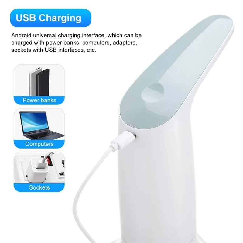 Dispensador de botellas de agua eléctrico inteligente, bomba de agua potable automática portátil con Base, dispositivo de luz nocturna LED, nuevo