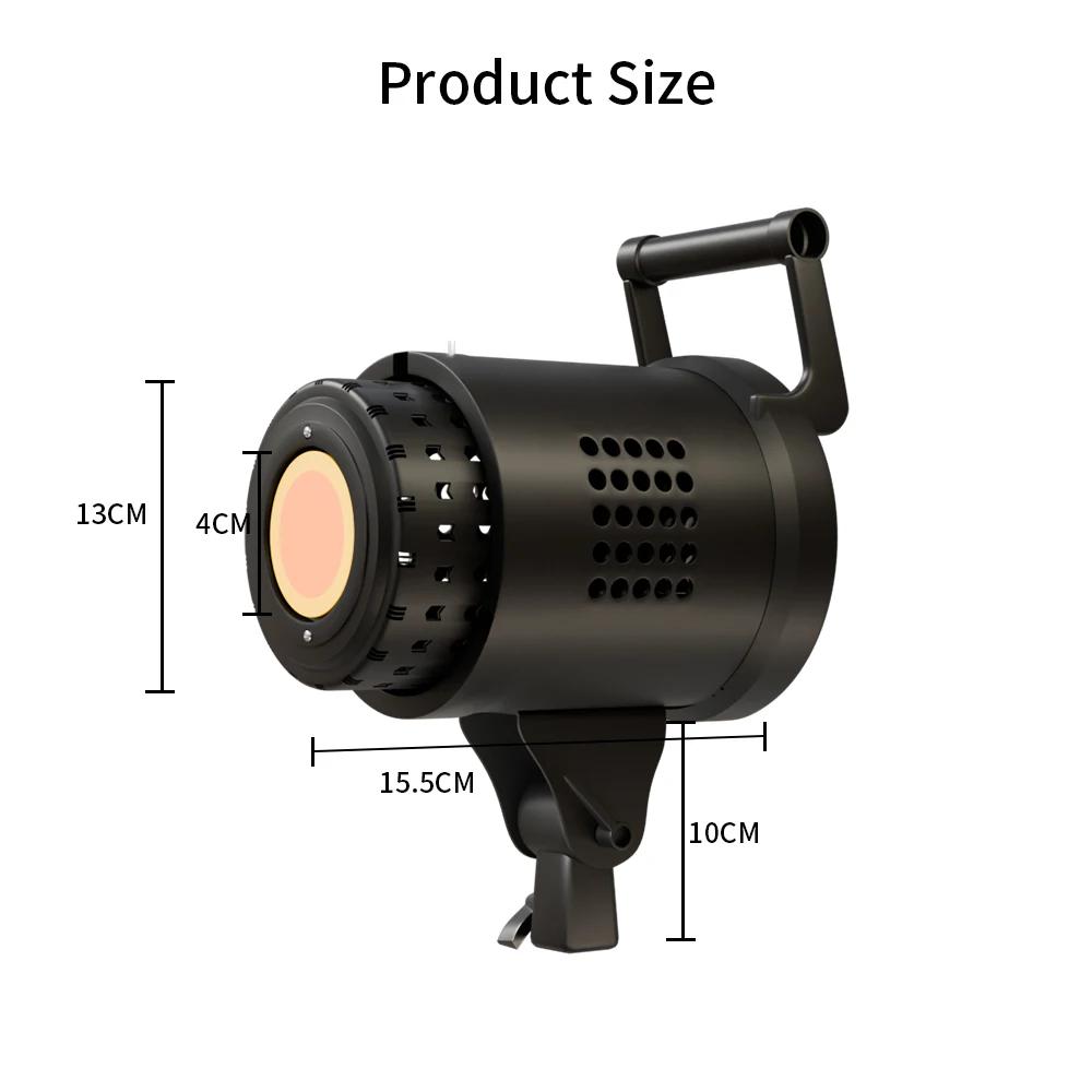 115/135W fotografía Bowens iluminación LED 220V Video estudio lámpara equilibrada luz diurna retrato Flash estudio 3000-6000K 3 colores