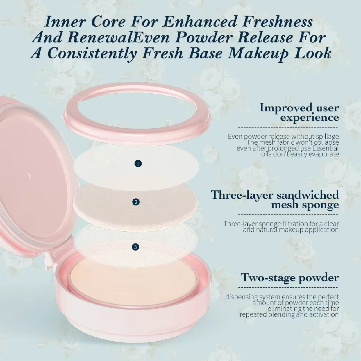 Flower Knows Base Cushion Bunny Garden Crema Hidratante Ligera Cobertura Perfecta Larga Duración Acabado Natural Piel Lisa Base Maquillaje Tendencia Soft Girl Regalo Belleza
