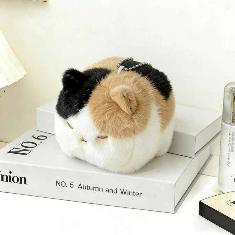 Lindo Colgante de Peluche con Forma de Gato de Dibujos Animados, Colgante Suave y Adorable para Decoración de Mochilas Escolares, Regalo para Estudiantes
