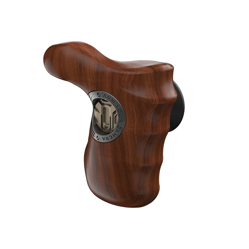 TILTA Mango de madera avanzado Lado izquierdo y derecho para cámaras DSLR Sony Canon BMPCC NIKON Accesorios de mango NATO ARRI 1/4′′-20